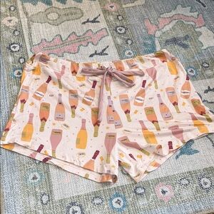 Amanda Blu Medium Colorful Bottle Print Shorts